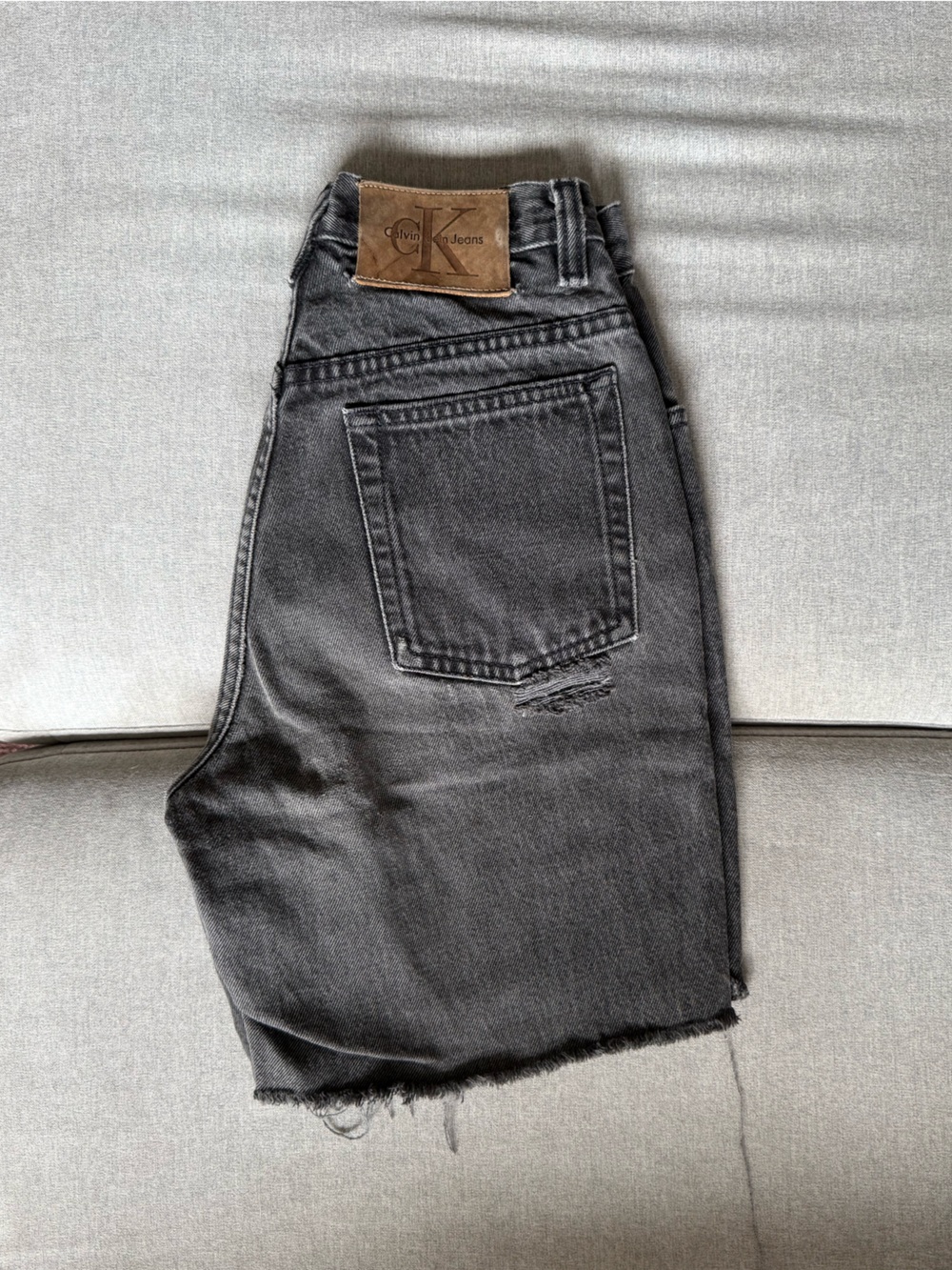 Vintage Calvin Klein Jeans Washed Black Relaxed Denim